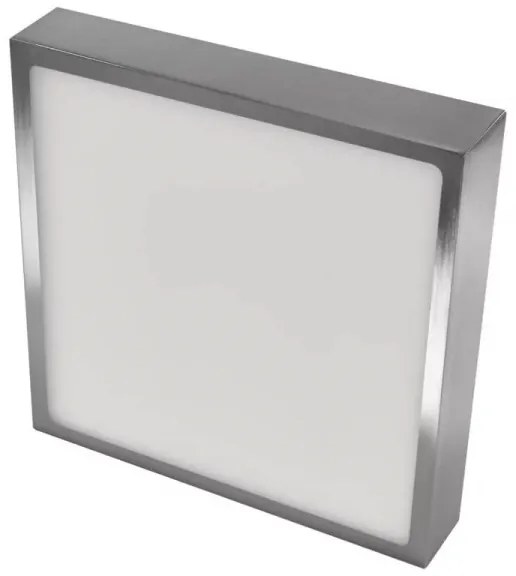 Plafoniera LED LED/21W/230 3000/3500/4000K 22,5x22,5 cm cromo