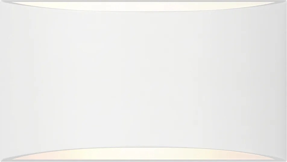 Applique da Parete G9 Bidirezionale 20x12 cm in Gesso Pitturabile