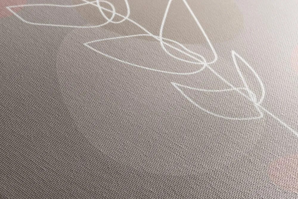 Stampa su tela – Foglia minimalista No2