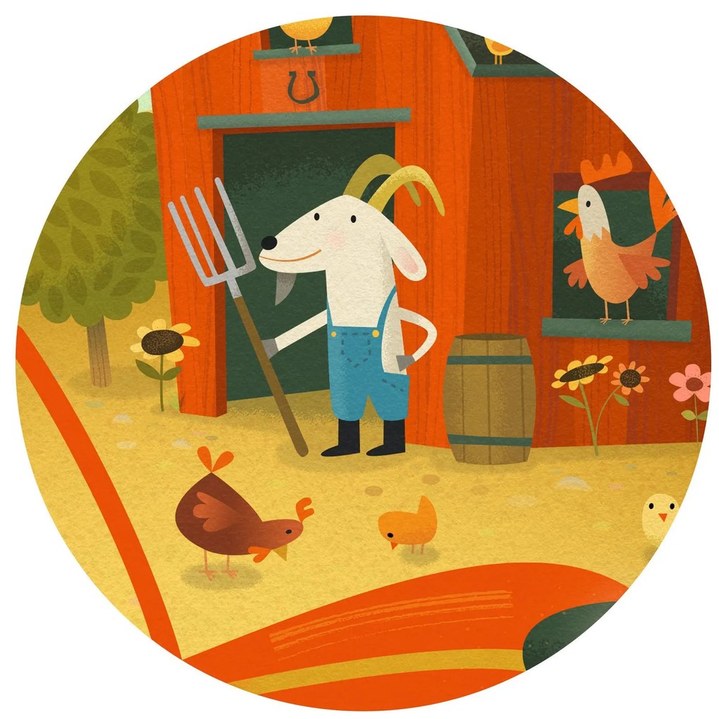 Puzzle - trattore - 16 pezzi