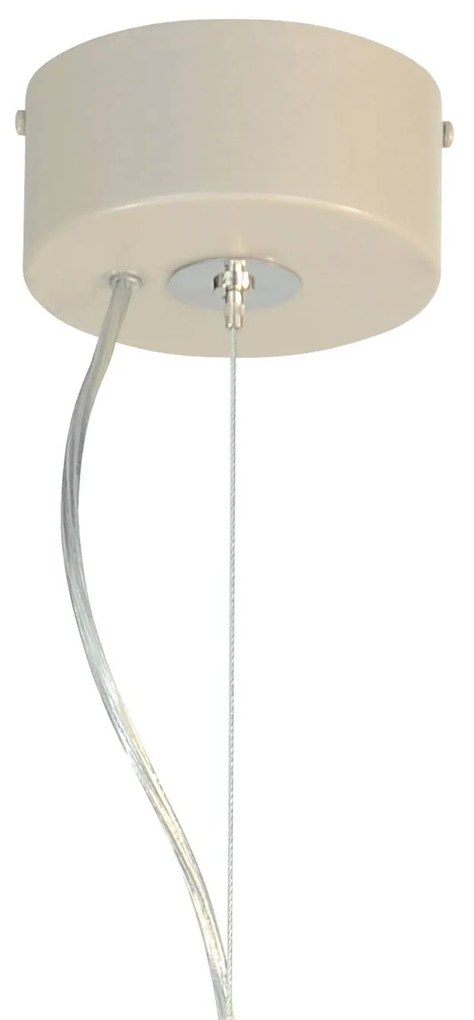 Euluna Lampada a sospensione Vento, beige, Ø 50 cm