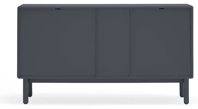Cassettiera bassa grigio scuro 137x76 cm Corvo - Teulat