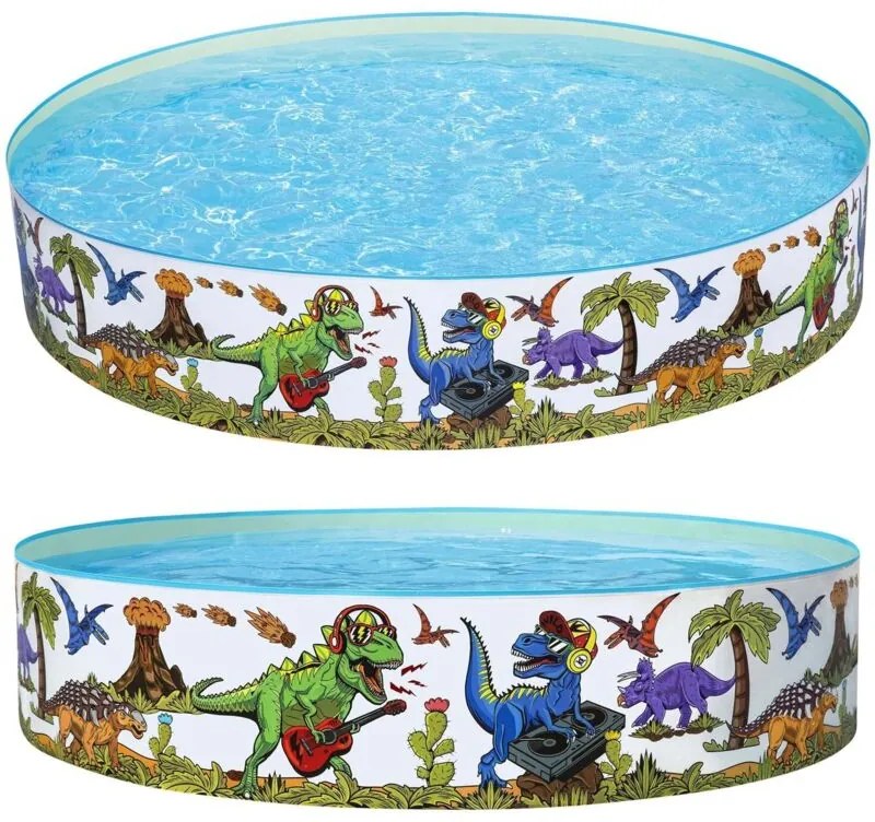 Piscina da giardino dinosauri 244 x 46 cm Bestway 55001