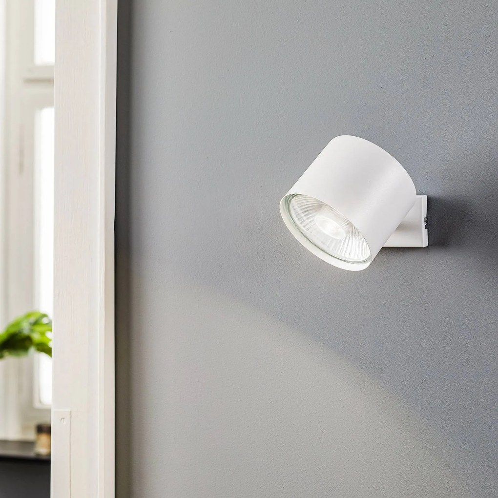 ALDEX Faretto da parete Bot, bianco, orientabile