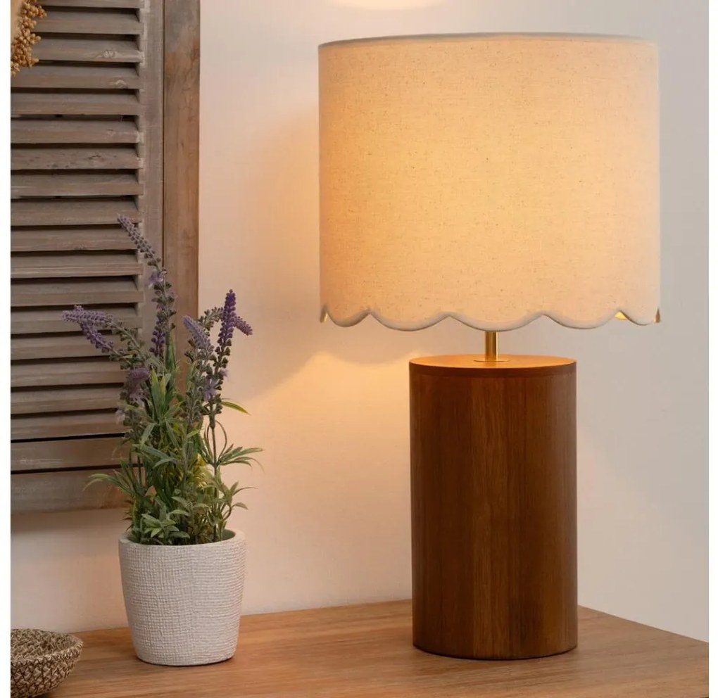 Atmosphera - Lampada da tavolo VANIA 1xE27/40W/230V pino