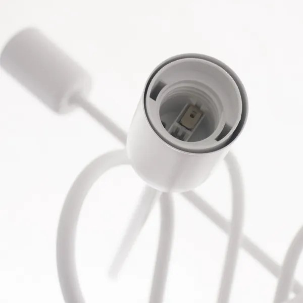 Lampadario a soffitto per bambini OXFORD 3xE27/15W/230V bianco