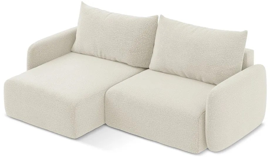 Divano angolare allungabile/con contenitore (con penisola a sinistra) Kalena – Makamii