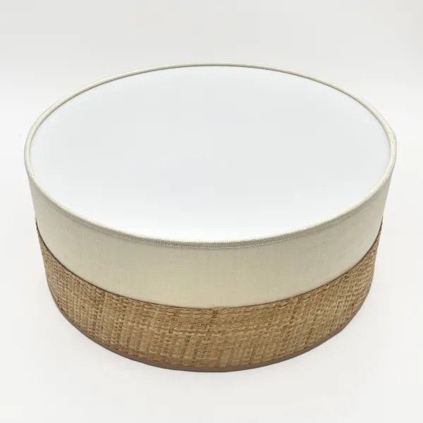 Plafoniera LED SIRJA BOHO LED/20W/230V Ø 35 cm beige/crema