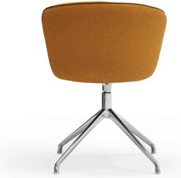 Set di sedie da pranzo color senape in imbottito 2 pz Add – Teulat