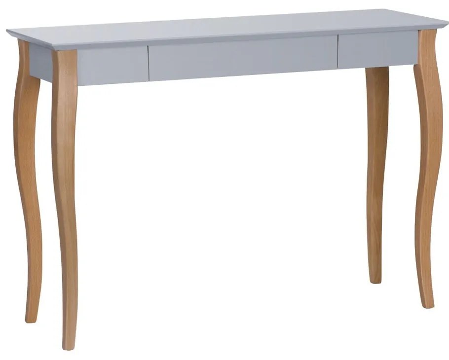 Scrivania grigio scuro Lillo, lunghezza 105 cm - Ragaba
