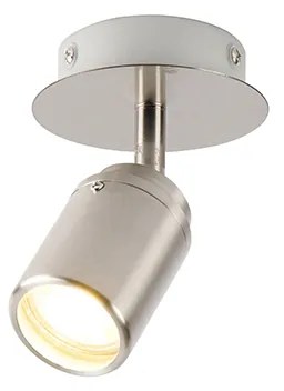 Faretto moderno per bagno in acciaio IP44 - Ducha