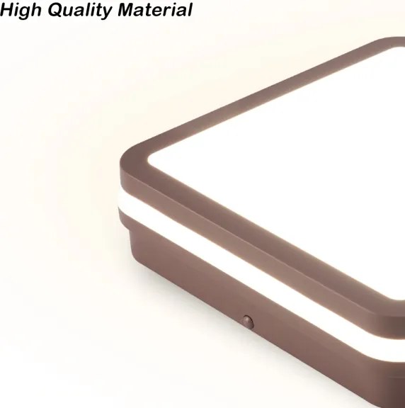 Brilagi-LED Lampada da esterno con sensore BENE LED/24W/230V 26x26 cm marrone IP54