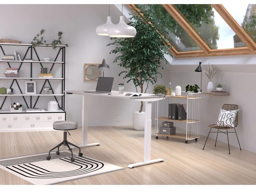 Tavolo da lavoro con altezza regolabile elettricamente 80x160 cm Jet - Germania