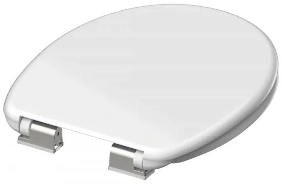 Schütte 82100-A - Sedile WC bianco a chiusura rallentata in Duroplast