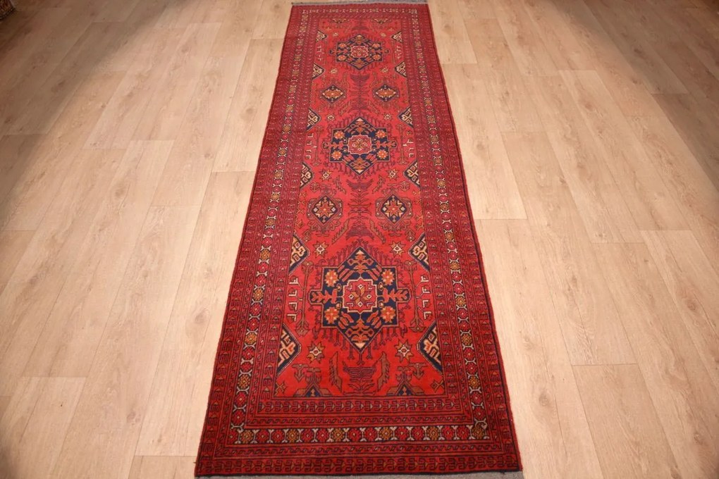 Afghan Tappeto orientale 80 x 300 (Afghanistan) Annodato A Mano