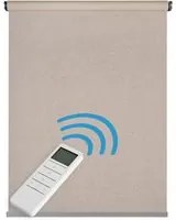 Tenda Motorizzata Tende a Rullo Translucide con motore e comando Automatiche motorizzate con batteria, per finestre e porte Beige 180x250 cm