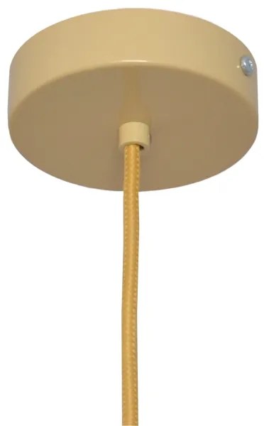 Lampadario a sospensione con filo ALBA 1xE27/15W/230V diametro 40 cm marrone