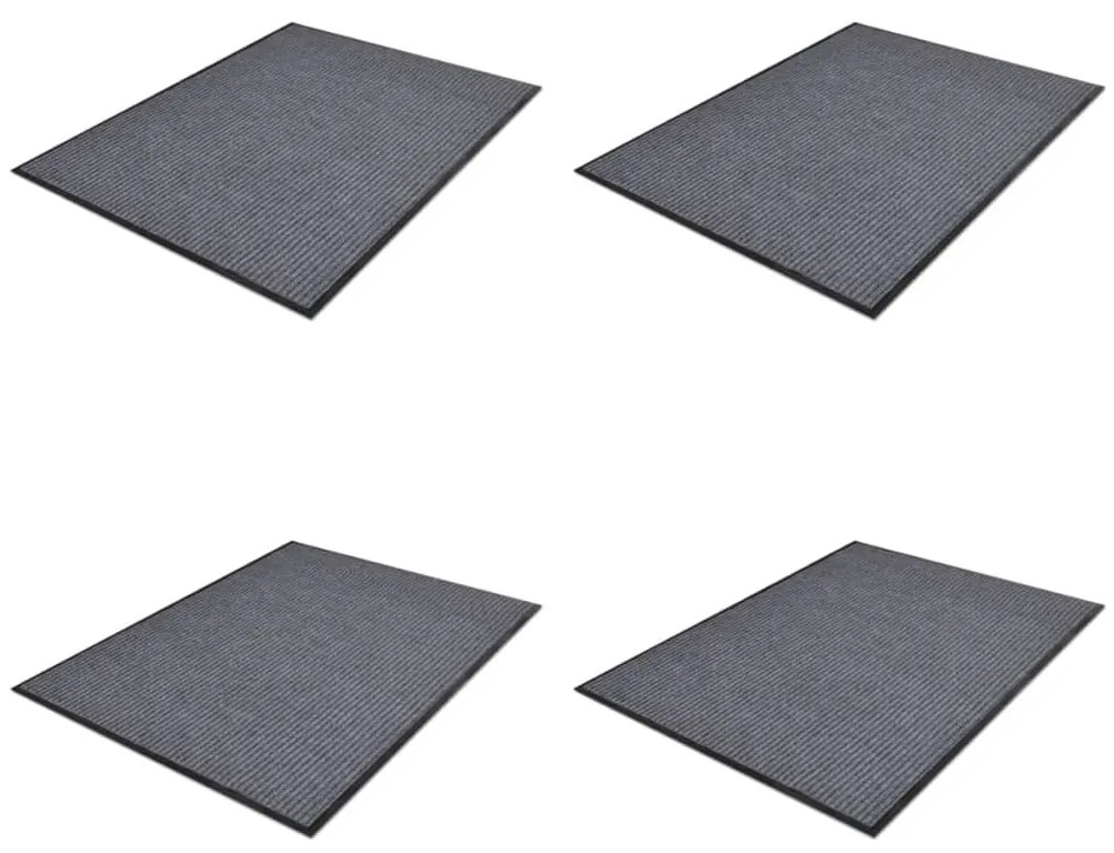 Zerbini İn Pvc 4 Pz Grigi 90x60 Cm /