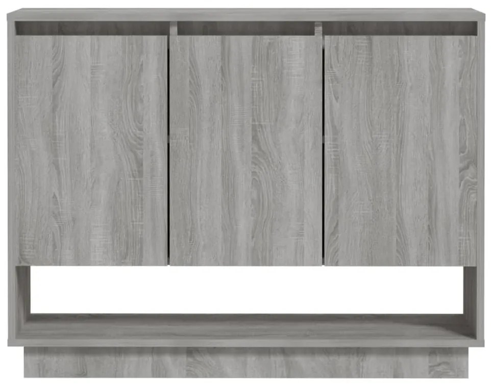 Credenza grigio sonoma 97x31x75 cm in truciolato