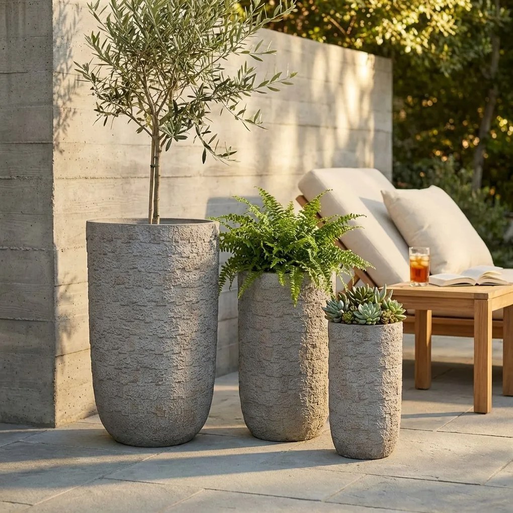 BEATRIZ - set di 3 vasi