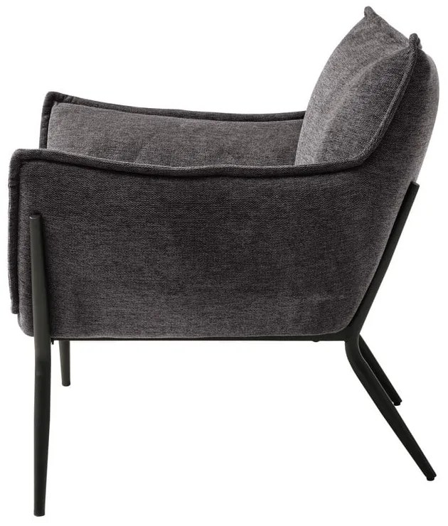 Poltrona relax grigia Calgary - Unique Furniture