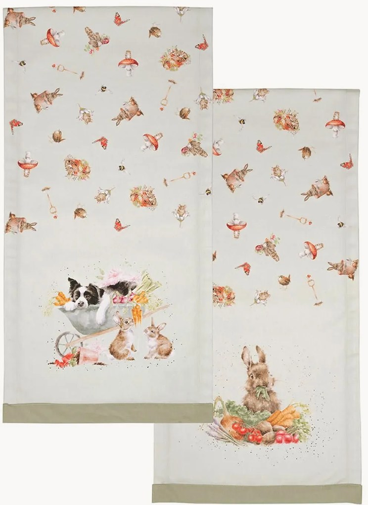 Runner in cotone Garden Friends