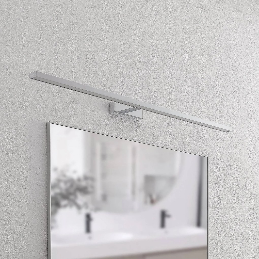 Applique da parete Jukka Lindby, Cromo / Argento, Bagno, Alluminio, Moderno, Applique