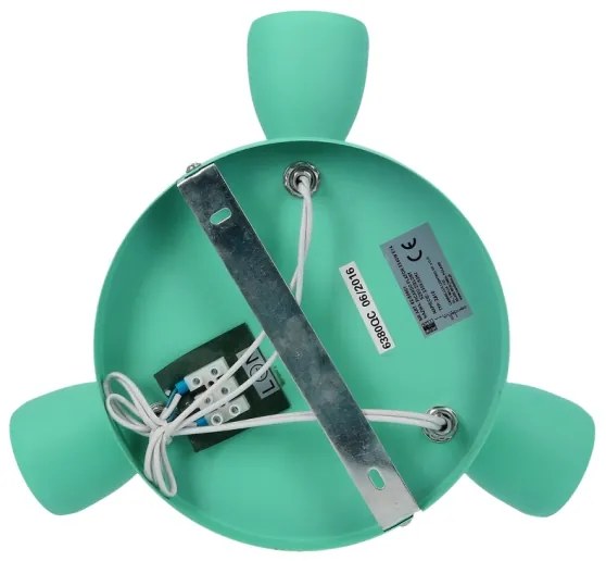 Luce Spot PICARDO 3xE14/40W/230V turchese