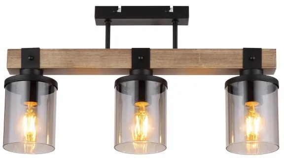 Globo 15555-3D - Lampadario a plafone LILA 3xE27/60W/230V