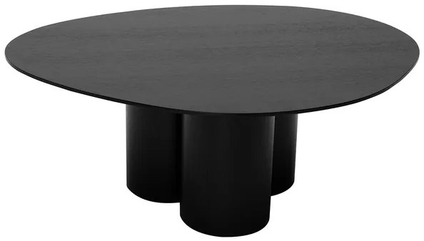 Tavolino da salotto design legno nero L100 cm HOLLEN