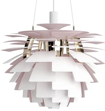 PH Artichoke Lampada a Sospensione Anniversary Ø600 Matt White/Pale Rose - Louis