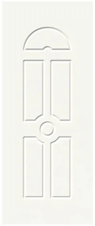 Pannello per porta d'ingresso P087 pellicolato pvc bianco L 92 x H 210.5 cm, Sp 6 mm apertura reversibile
