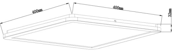 Globo 41563-24W - Plafoniera LED da bagno SAPANA LED/24W/230V IP44 bianco