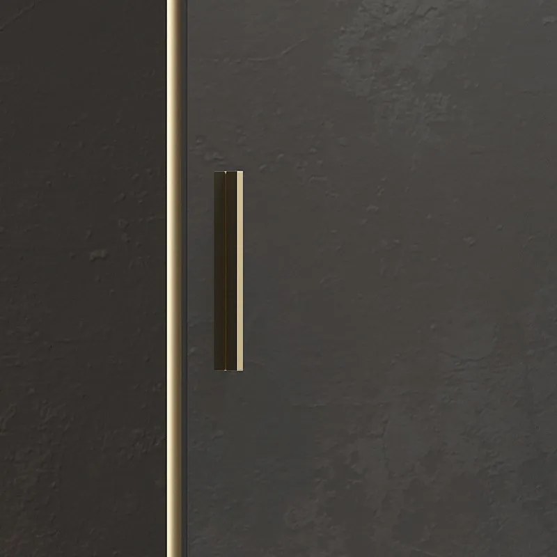 Kamalu - Nicchia doccia 130 cm colore oro opaco | KEF4000