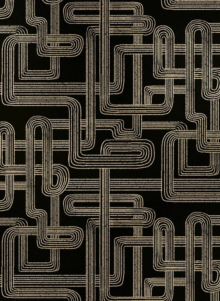 Coordonne Wandbild Gatsby - Black