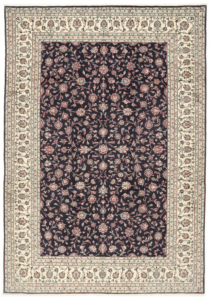 Kashan Tappeto 350x250 (Iran) Annodato A Mano