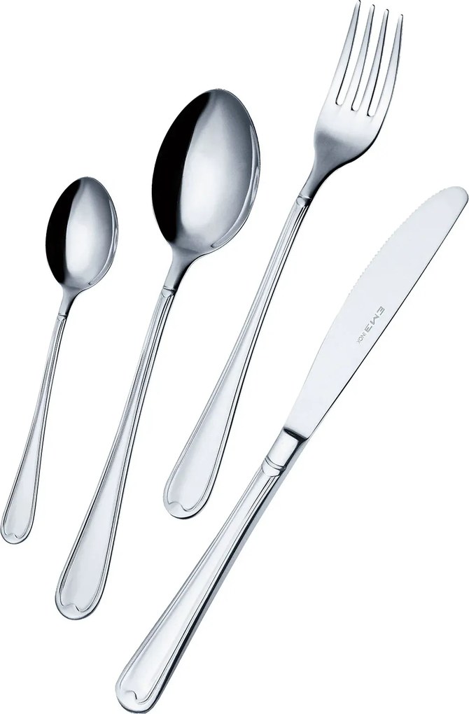 Servizio Set di Posate 24 pezzi in Acciaio Inox Eme Euro...