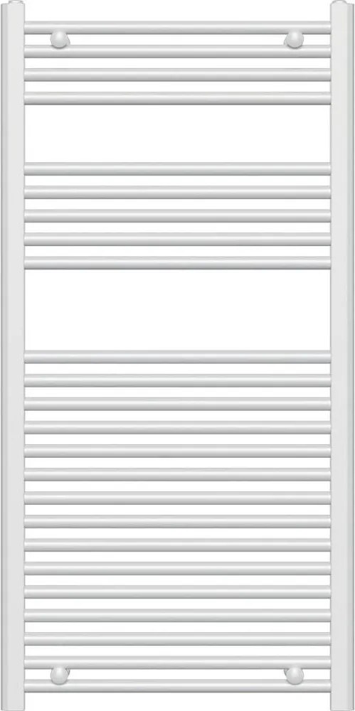 Novaservis - Scaldasalviette a scala per bagno 644W/230V 120x60 cm bianco dritto
