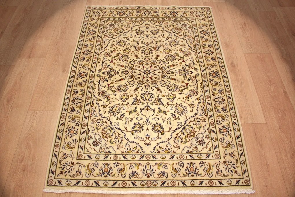 Kashan Tappeto 100 x 150 (Iran) Annodato A Mano