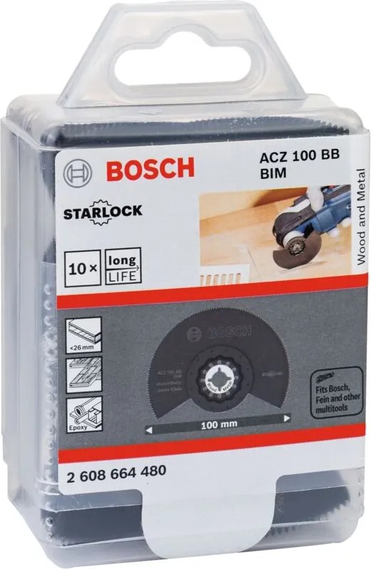Rb - 10 pezzi acz 100 bb 100 mm - Bosch