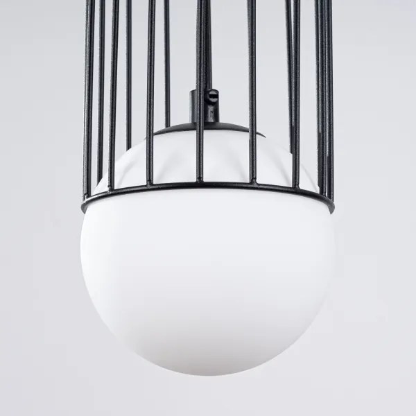 Sollux SL.1332 - Lampadario a sospensione con filo BRINA 1xG9/8W/230V nero