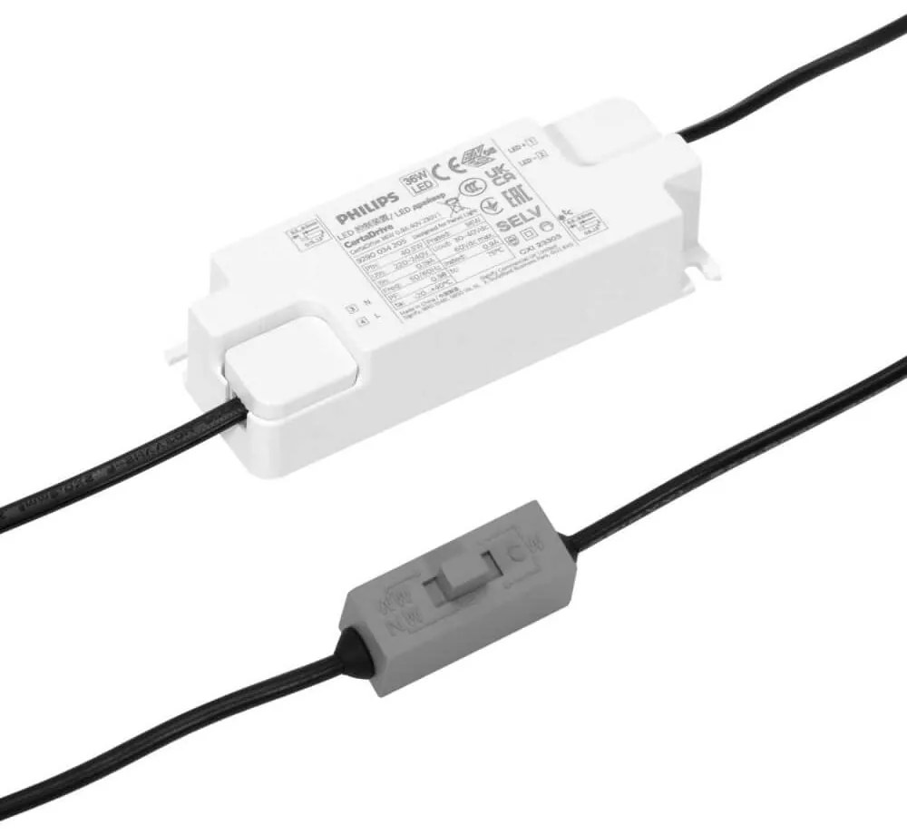 Faro da incasso 42W,Foro Ø205mm Bianco Variabile con driver Philips Colore Bianco Variabile CCT