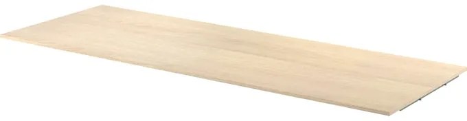 Top per lavabo  SENSEA L 135 x H 1 x P 49.5 cm miele truciolare, legno effetto naturale