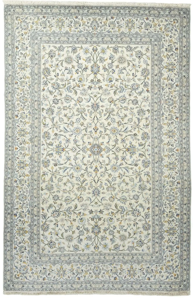 Kashan Tappeto 190 x 300 Beige (Iran) Annodato A Mano