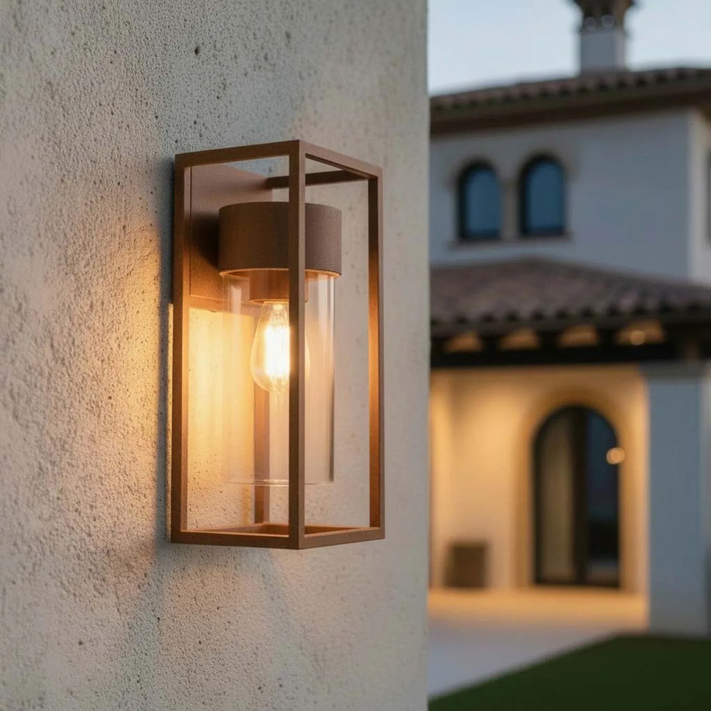 Applique Corten E27 - SERIE VIMO -