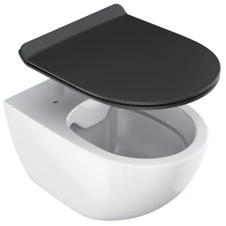 Ravak X01862 - Sedile WC a chiusura rallentata SoftClose VITA SLIM, nero