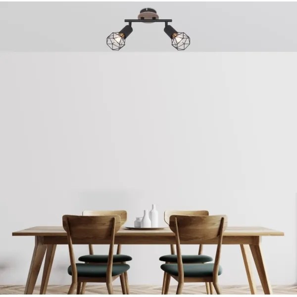 Globo 54802S-2H - Faretto XARA 2xE14/40W/230V