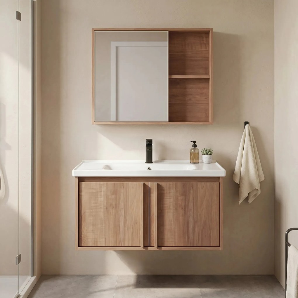 Set di mobili da bagno con lavabo Gama T25023 HHL 80CM