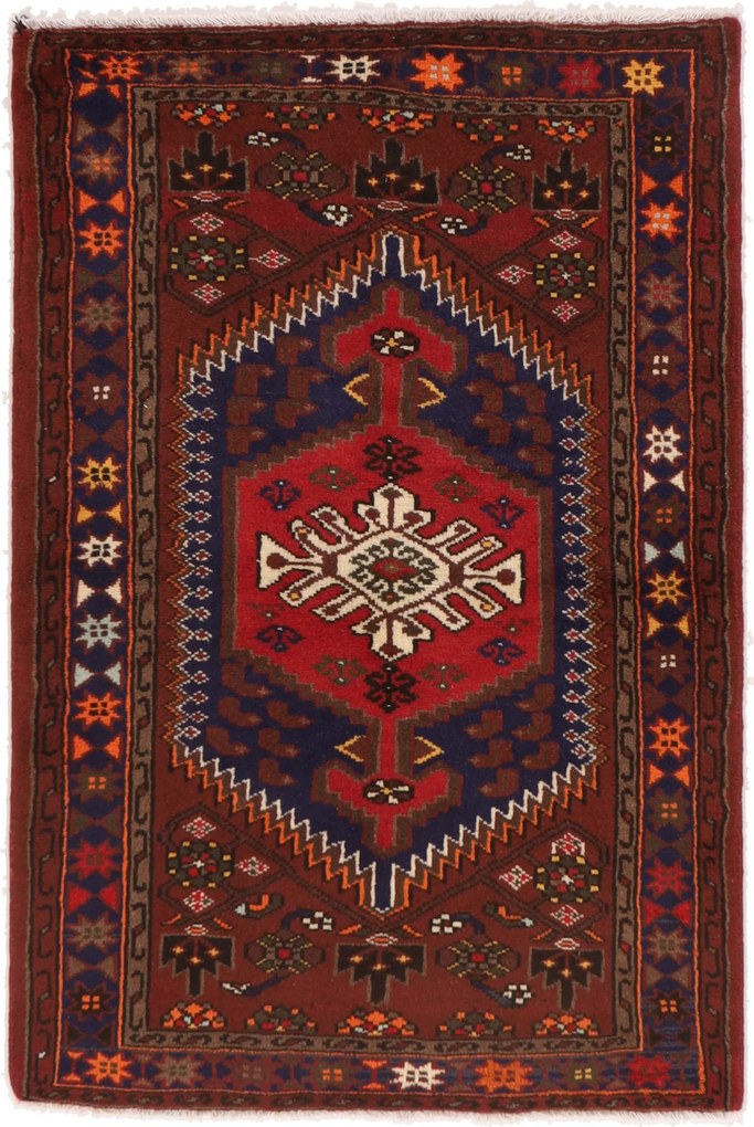 Hamedan Tappeto 100 x 150 (Iran) Annodato A Mano