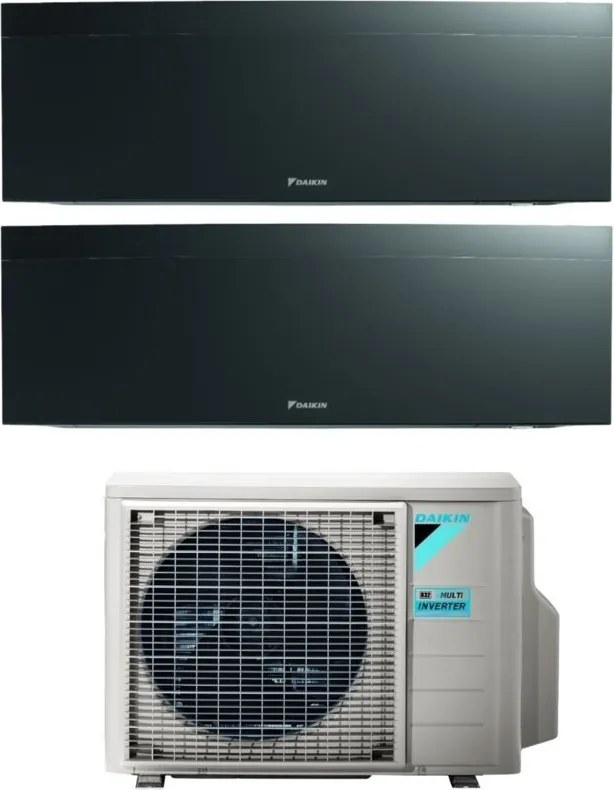 Daikin - Climatizzatore Condizionatore Bluevolution Dual Split Inverter serie emura black iii 9+9 con 2MXM40A R-32 Wi-Fi Integrato 9000+9000 Colore